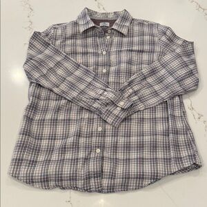 Ridgecut Women’s Plaid Flannel Button-Down Shirt Size Large Long Sleeve